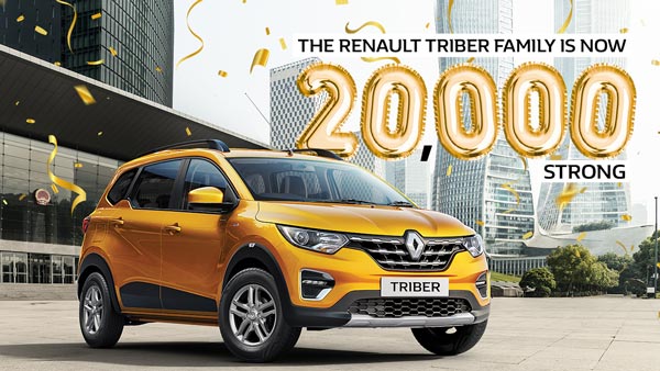 Renault Triber Sales In India: Registers A New Milestone With 20,000 Units Of Sales Since Launch