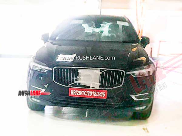 Spy Pics: Volvo XC60 BS6 Model Spotted Testing For The First Time In India
