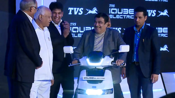 TVS iQube electric scooter