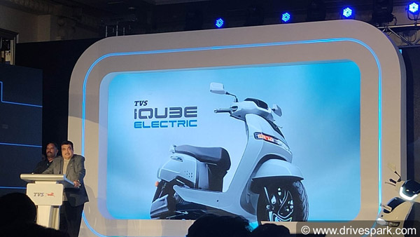 TVS iQube electric scooter