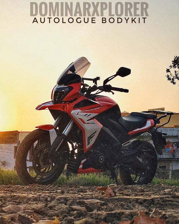 Bajaj Dominar Modified By Autologue Design Features Xplorer Kit