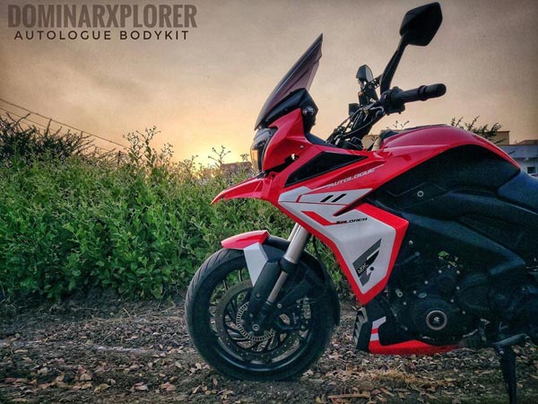 Bajaj Dominar Modified By Autologue Design Features Xplorer Kit
