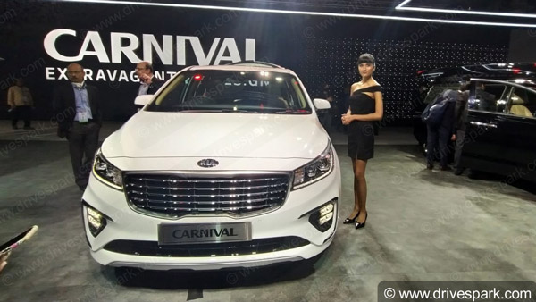 Auto Expo 2020: Kia Carnival Launched At Rs 24.95 Lakh - Specs, Features, Images, Bookings & More