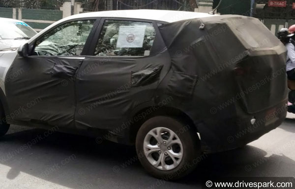 Spy Pics: Kia Sonet SUV Spied Testing Ahead Of Launch In India: Concept Version Showcased At Auto Expo 2020