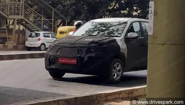 Spy Pics: Kia Sonet SUV Spied Testing Ahead Of Launch In India: Concept Version Showcased At Auto Expo 2020