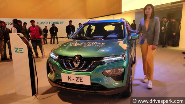 Auto Expo 2020: Renault Kwid Electric Unveiled - Expected Launch Date, Price, Key Specs, Features & Images
