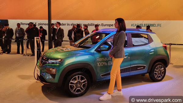 Auto Expo 2020: Renault Kwid Electric Unveiled - Expected Launch Date, Price, Key Specs, Features & Images