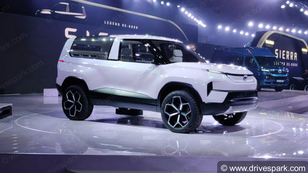 Tata Sierra Concept Can Be Put Into Production When Required Says Tata Motors