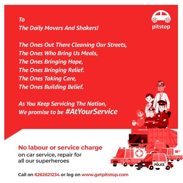 Pitstop Offers Free Vehicle Maintenance To Essential Service Workers: Starts New Initiative In Nine Cities Across India