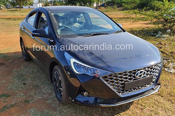 Spy Pics: Hyundai Verna Facelift Spotted Revealing New Exterior & Interior Changes