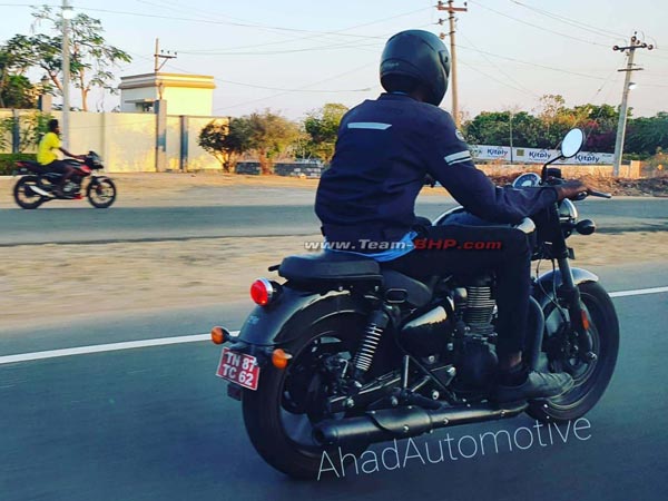 Spy Pics: Royal Enfield Meteor Production Spec Spied Testing Ahead Of Launch