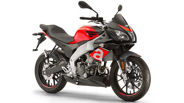 aprilia tuono 125 listed on companys official website: india