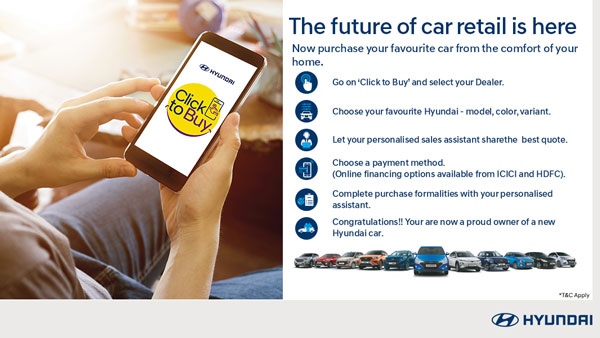 Hyundai ‘Click to Buy’ Online Purchasing Service Launched Across India
