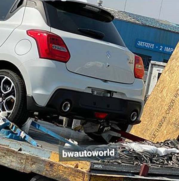 Spy Pics: Maruti Suzuki Swift Sport Spied In India: Caught Undisguised At Delhi International Airport