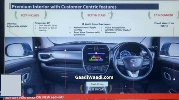Datsun Redi-GO Facelift Photos, Variants & Features Leaked Ahead Of India Launch