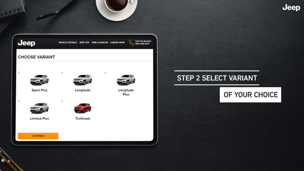 FCA India Introduces ‘Book My Jeep’ Platform To Purchase Vehicles Online
