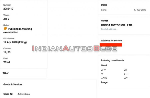 Honda Plans A Sub-4 Metre Compact SUV For India — Likely To Be Called ZR-V
