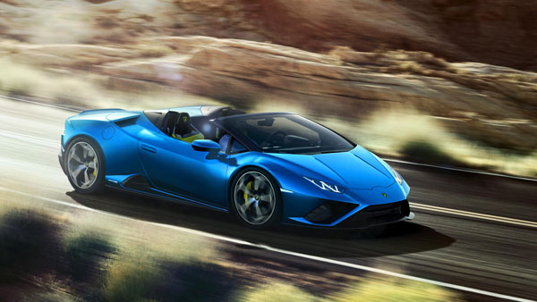 Lamborghini Huracan EVO Rear-Wheel Drive Spyder Launched Via Augmented Reality — An Industry First