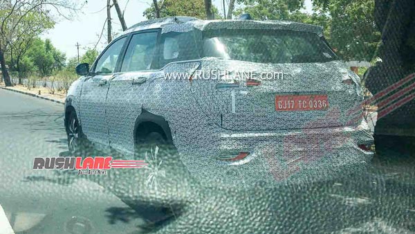 Spy Pics: MG Hector Plus Spotted Testing Ahead Of Launch