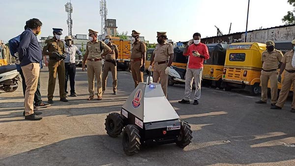 Chennai Police Deploy Remote Control Robot In Containment Zones To Ensure Lockdown Regulations Are Being Followed