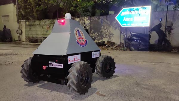 Chennai Police Deploy Remote Control Robot In Containment Zones To Ensure Lockdown Regulations Are Being Followed