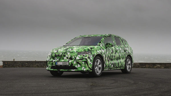 New Skoda Enyaq Electric SUV Teasers Released: Will Be Offered In Three Battery Sizes & Five Powertrain Options