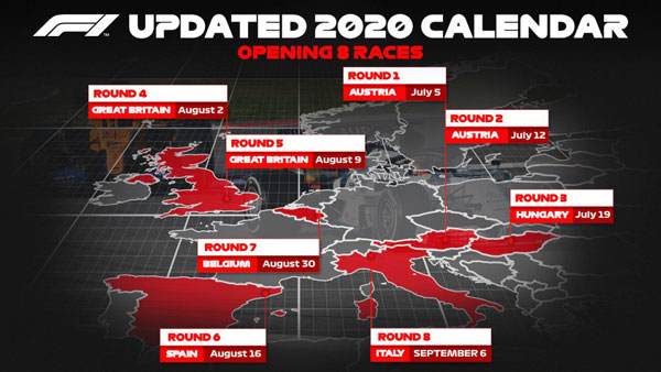 Formula 1 Confirms Cancellation Of Azerbaijan, Singapore, And Japanese Grand Prix