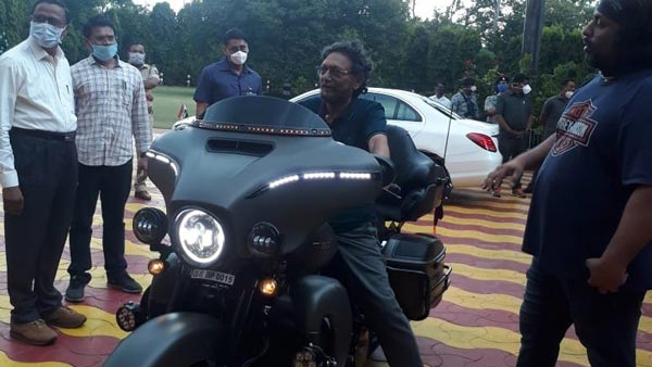 Chief Justice of India Sharad Bobde Photographed On Harley-Davidson Limited Edition CVO