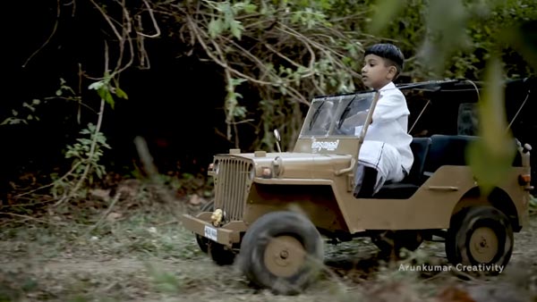 Jeep Willys Miniature Working Model Built In Kerala For A 10-Year Old Boy: Check Out The Video To See How It Works