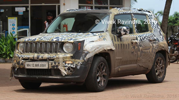 Spy Pics: Jeep Renegade Spotted Testing Ahead Of Launch In India