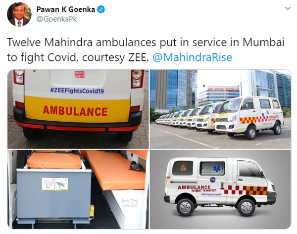 Mahindra Ambulances: 12 Supro Commercial Vehicle Converted Into Ambulances To Help Fight COVID-19 In Maharashtra