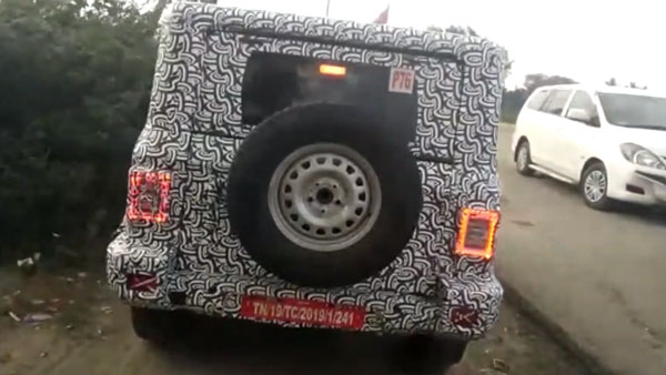 Spy Pics: New Mahindra Thar Diesel-Automatic Variant Interiors Spied In Video Revealing New Features & Equipments