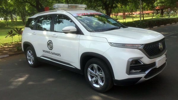 MG Motor India Sanitises Over 3000 Police Vehicles In 29 Days Due To Covid-19 Pandemic