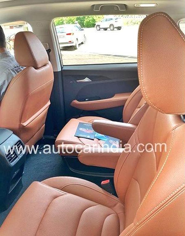 Spy Pics: MG Hector Plus Spied Testing Ahead Of India Launch Soon, Spied Next To The Toyota Innova Crysta
