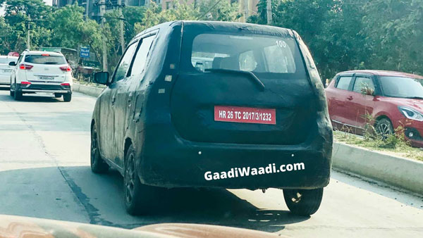Spy Pics: Maruti WagonR Electric Production-Spec Model Spied Testing Ahead Of Launch Next Year