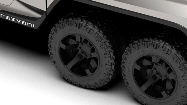 Revzani Teases Its New Hercules 6X6 SUV