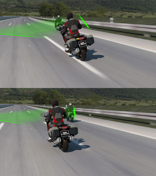BMW Motorrad Active Cruise Control Revealed: Radar Assisted Cruising Technology