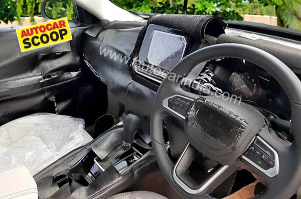 2021 Facelifted Jeep Compass Interior Spy Shots Revealed: Details & Specifications