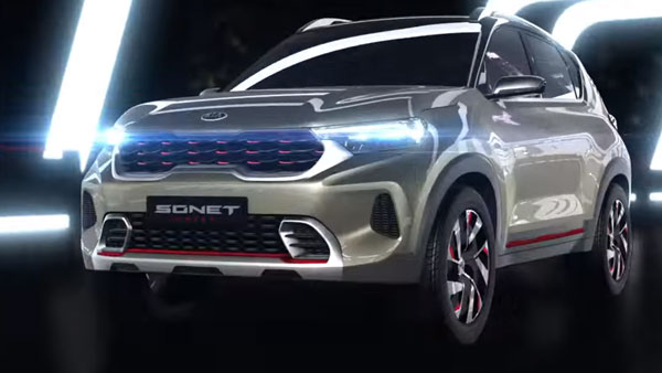 Kia Sonet SUV First Teaser Image Released Ahead Of World Premiere: Will Rival The Maruti Suzuki Vitara Brezza & Hyundai Venue