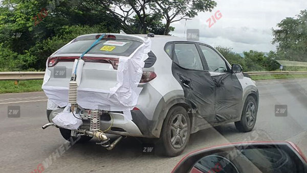 Spy Pics: Kia Sonet Production-Ready SUV Design Revealed While Undergoing Testing Ahead Of World Premiere