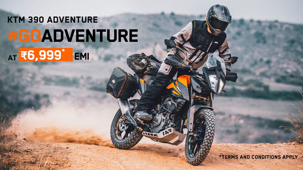 KTM 390 Adventure Finance Offer Announced: Low EMI Starting From Rs 6,999