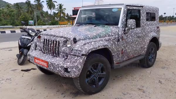 Spy Pics: New Mahindra Thar Production Ready Model Spied Again Revealing Details