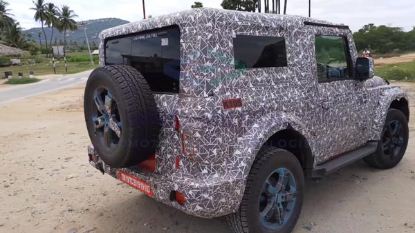 Spy Pics: New Mahindra Thar Production Ready Model Spied Again Revealing Details
