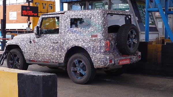 Spy Pics: New Mahindra Thar Production Ready Model Spied Again Revealing Details