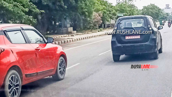 Maruti WagonR Electric Hatchback Spied Testing Once Again In India
