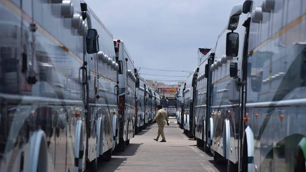 Andhra Pradesh Government Deploys 52 New Modified Busses For COVID-19 Testing