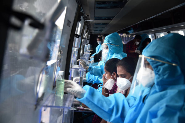 Andhra Pradesh Government Deploys 52 New Modified Busses For COVID-19 Testing