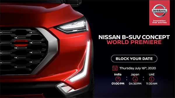 New Nissan Compact-SUV World Premiere Date Announced: New India-Bound Nissan Magnite SUV Concept To Rival The Hyundai Venue
