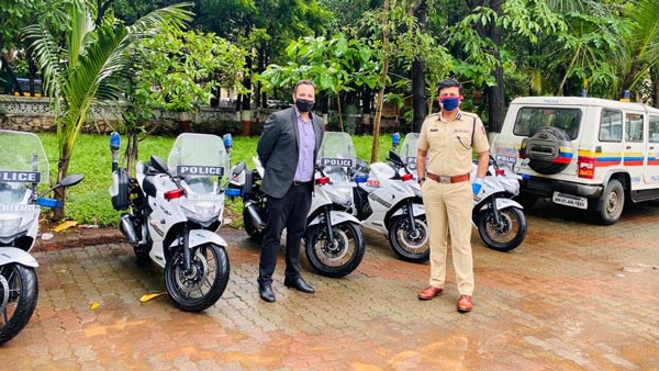 Suzuki Gixxer SF 250 Handed Over To Mumbai Police: New Accessories Added