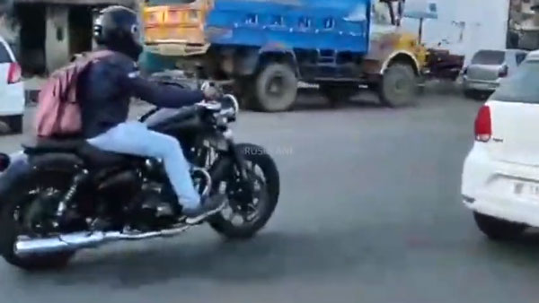 Spy Pics: Royal Enfield 650cc Cruiser Spotted Testing In Chennai Revealing New Details